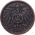 NIEMCY - IMPERIUM, Wilhelm II, 2 Pfennig, 1910, Stuttgart, Miedź, EF(40-45)