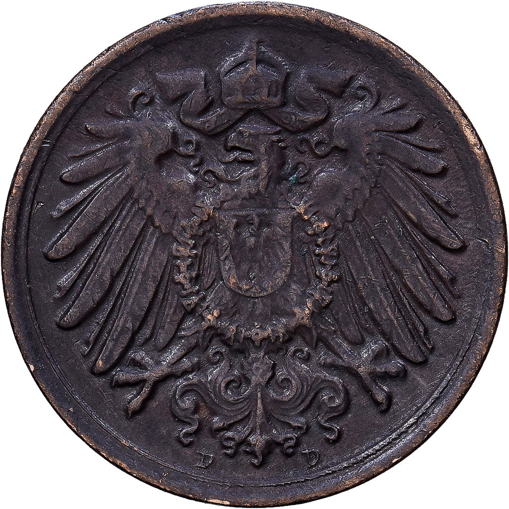 Empire allemand, Wilhelm II, Pfennig, 1916, Munich, Cuivre, TTB, KM:10