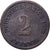 German Empire, Wilhelm I, 2 Pfennig, 1876, Hannover, Copper, VF(30-35), KM:2