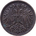 Austria, Franz Joseph I, 2 Heller, 1907, Brązowy, AU(50-53), KM:2801
