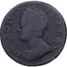 Großbritannien, George II, Farthing, 1754, Kupfer, SGE+, KM:581.2