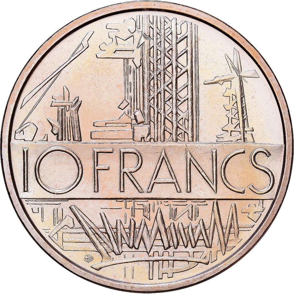 Francia, 10 Francs, Mathieu, 1974, Paris, Nichel-ottone, FDC, Gadoury:814