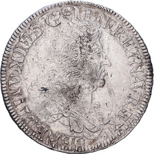 França, Louis XIV, Ecu aux 8 L, Paris, Prata, VF(30-35), Gadoury:216