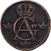 Zweden, Gustaf IV Adolf, 1/4 Skilling, 1823, Koper, ZF, KM:564