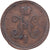 Russland, Nicholas I, Kopek, 1842, Ekaterinbourg, Kupfer, SS, KM:144.1