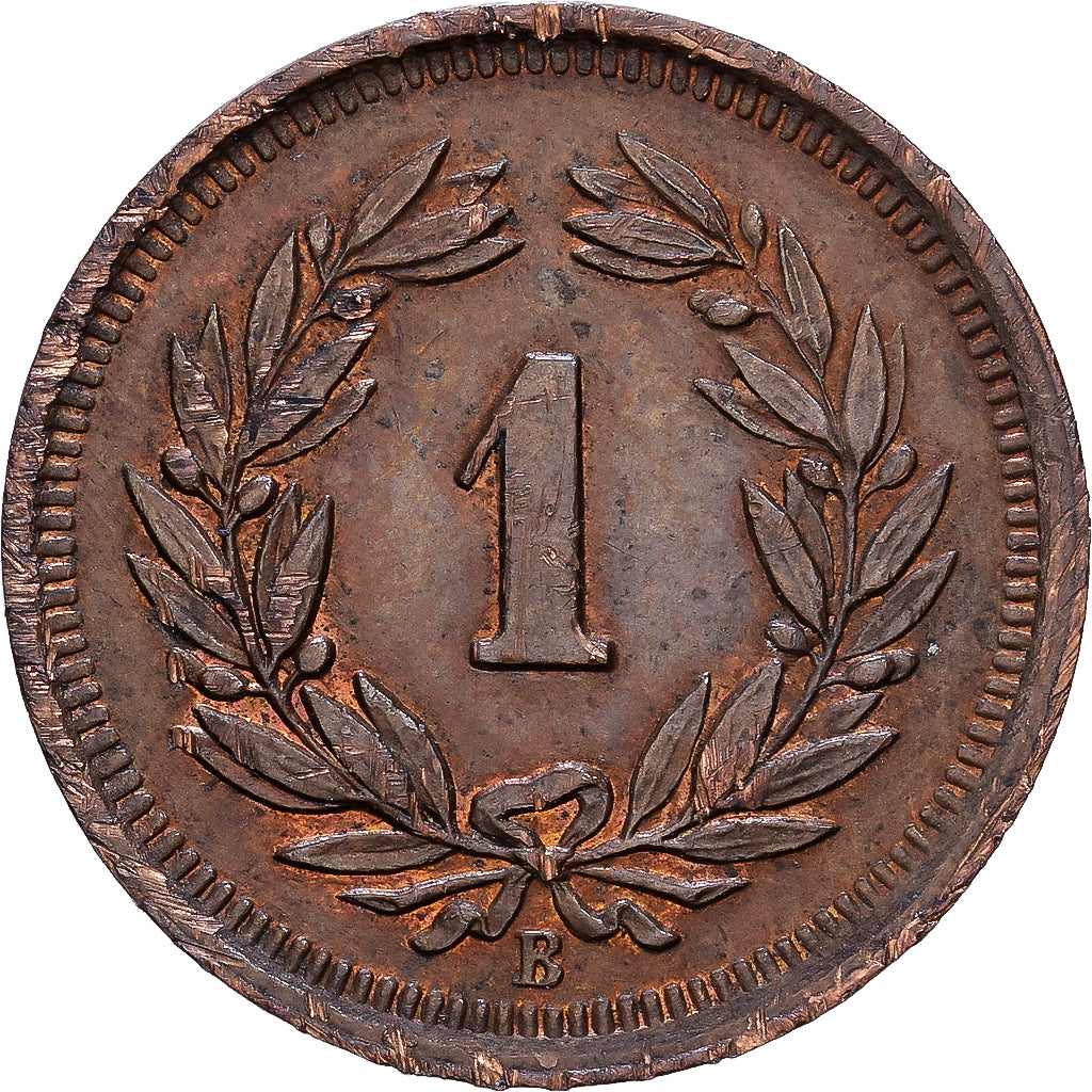 Schweiz, Rappen, 1940, Bern, Bronze, SS+, KM:3.2