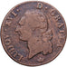 Francia, Louis XVI, Sol ou sou, 1790, Toulouse, Rame, B+, Gadoury:350