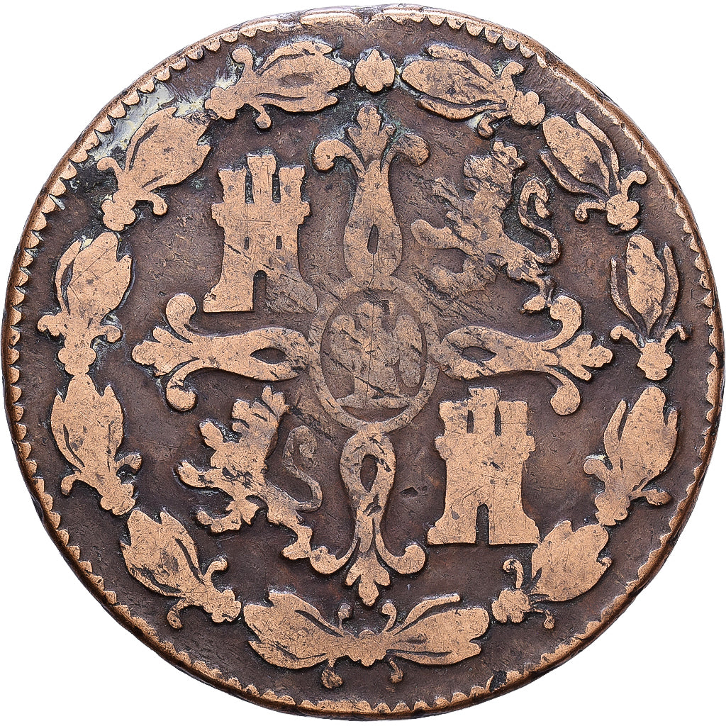 Spanien, Joseph Napolean, 8 Maravedis, 1810, Segovia, Kupfer, S, KM:450