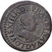 Francia, Louis XIII, Double tournois, buste enfantin, 1617