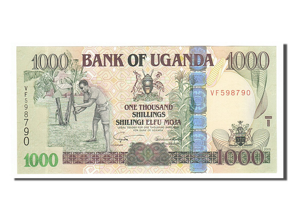 Banknote, Uganda, 1000 Shillings, 2005, UNC(65-70)