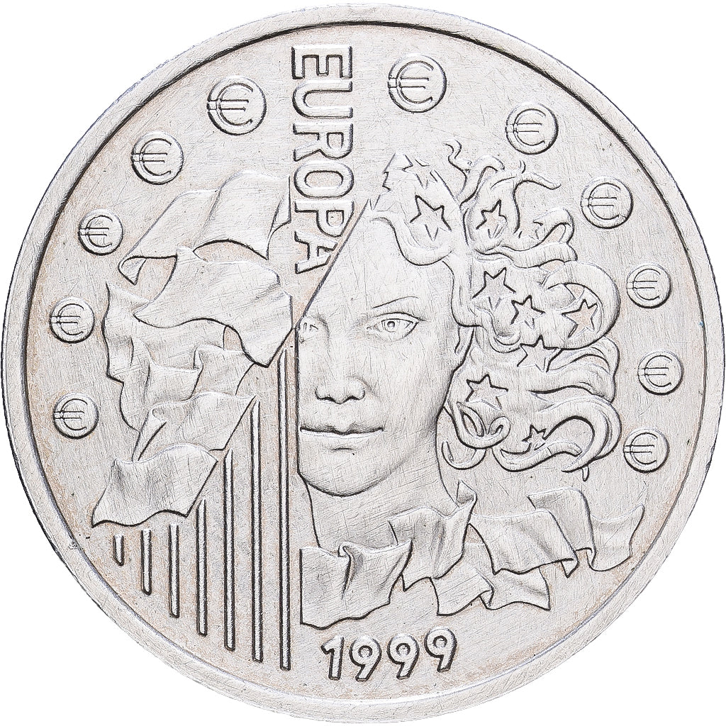 Frankrijk, 6.55957 Francs, 1999, Monnaie de Paris, Zilver, ZF+, Gadoury:C234