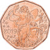 Áustria, 5 Euro, 2019, Latão, MS(65-70)