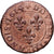 Francia, Louis XIII, Double Tournois, buste enfantin, 1614, Rame, MB, Gadoury:6