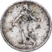 Francia, Franc, Semeuse, 1917, Paris, Plata, BC+, Gadoury:467, KM:844.1