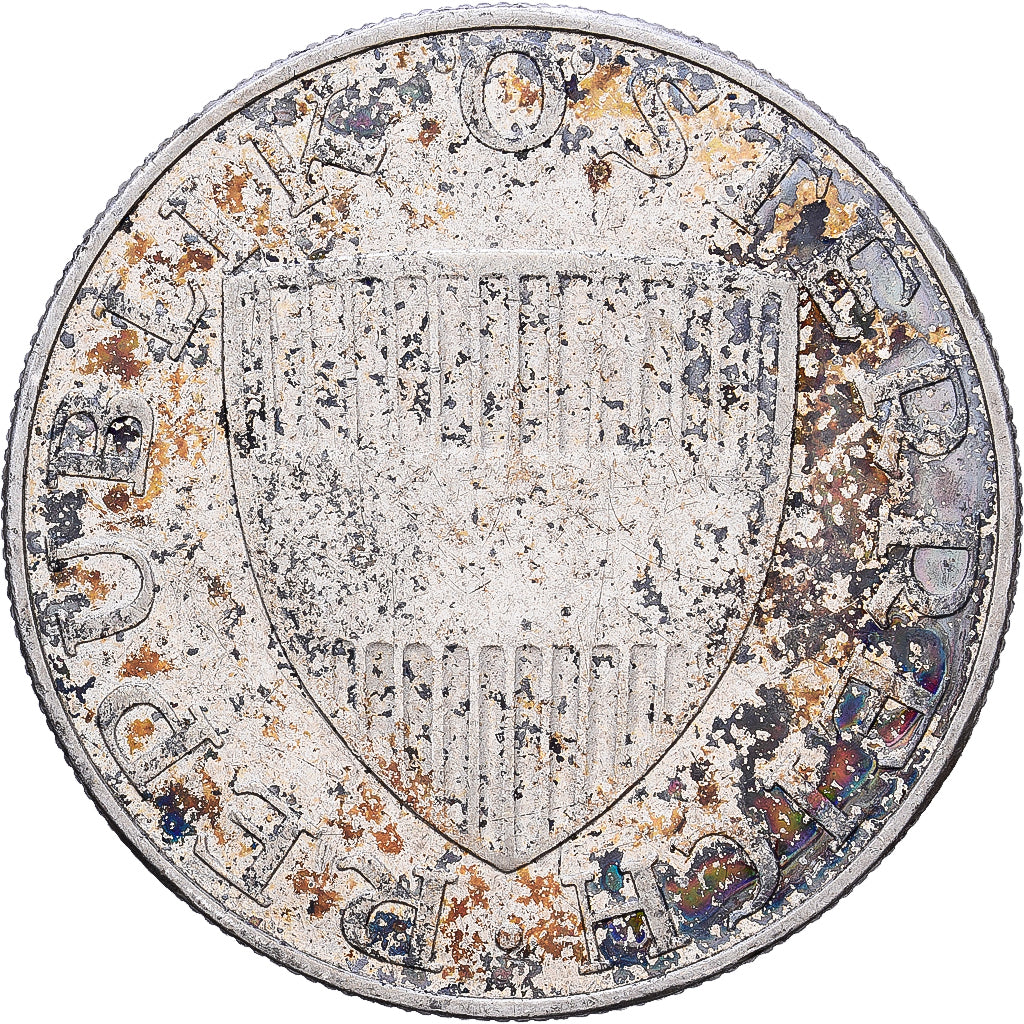 Austria, 10 Schilling, 1958, Argento, MB+, KM:2882
