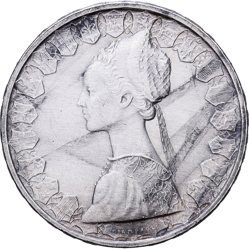 Itália, 500 Lire, 1961, Rome, Prata, EF(40-45), KM:98