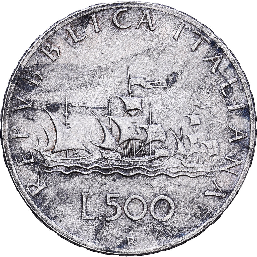 Itália, 500 Lire, 1961, Rome, Prata, EF(40-45), KM:98