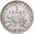 France, Franc, Semeuse, 1917, Paris, Silver, AU(50-53), Gadoury:467, KM:844.1