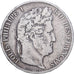 France, Louis Philippe I, 5 Francs, 1845, Lille, Silver, VF(30-35)