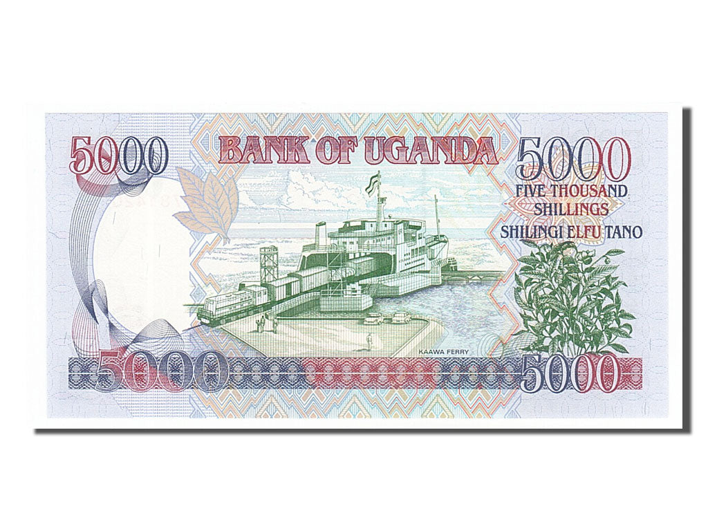 Geldschein, Uganda, 5000 Shillings, 2009, UNZ