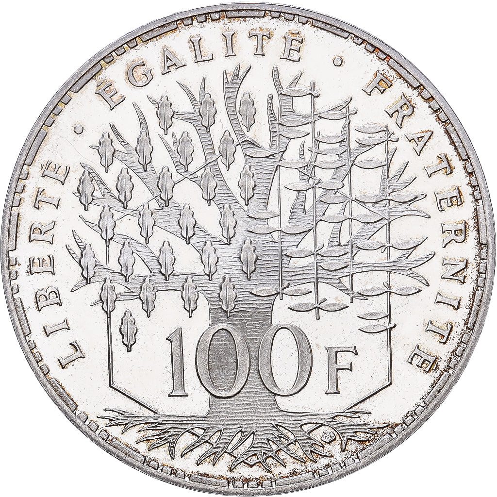 Frankreich, 100 Francs, Panthéon, 1998, Paris, BE, Silber, VZ, Gadoury:898a