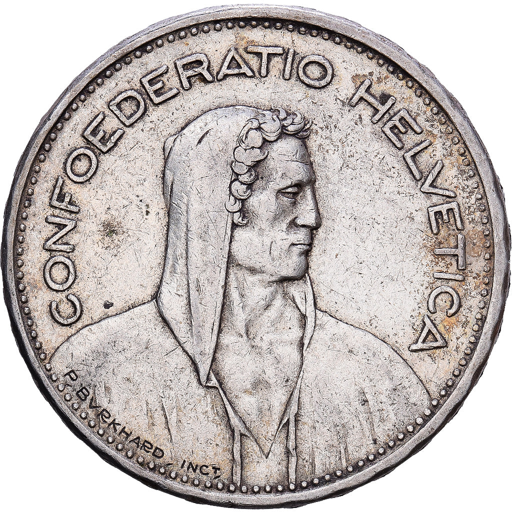 Switzerland, 5 Francs, 1931, Bern, Silver, EF(40-45), KM:40