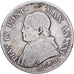 CITTÀ DEL VATICANO, PAPAL STATES, Pius IX, Lira, 1866-XXI, Rome, Argento, MB