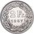 Switzerland, 2 Francs, 1967, Bern, Silver, MS(60-62), KM:21