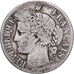 França, 2 Francs, Cérès, 1871, Paris, Large A, Prata, VF(30-35), Gadoury:530