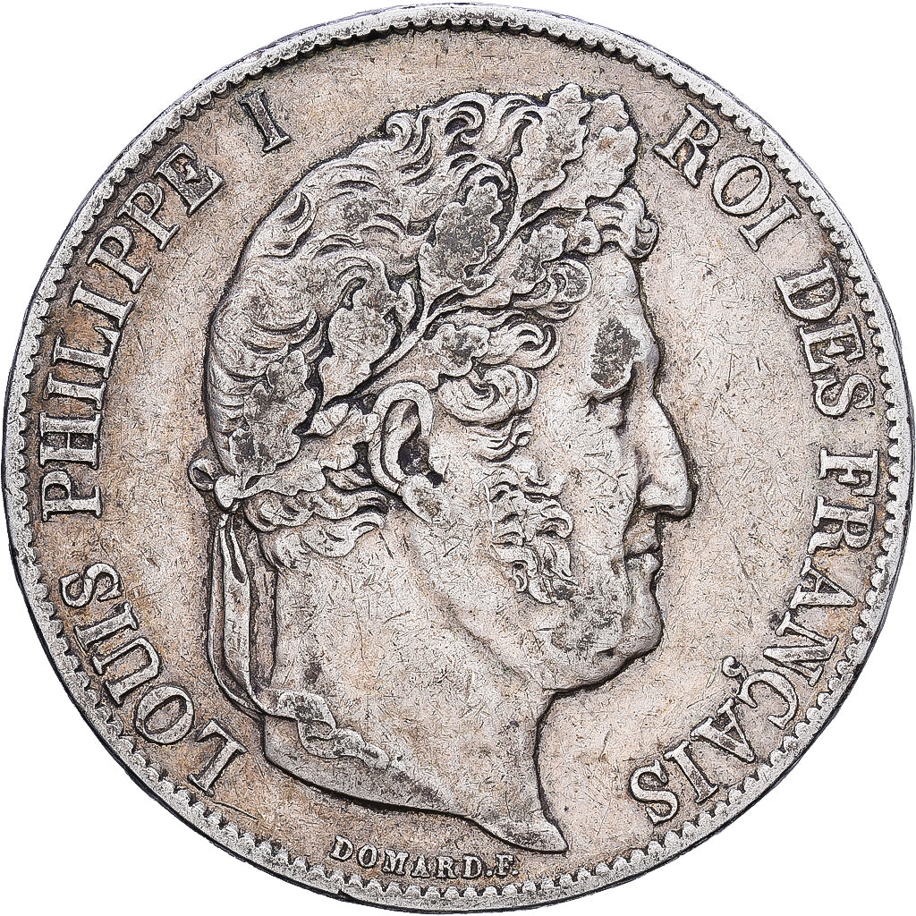 France, Louis-Philippe Ier, 5 Francs, 1847, Paris, Argent, TTB, Gadoury:678a