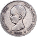 Spain, Alfonso XIII, 5 Pesetas, 1888, Madrid, Silver, EF(40-45), KM:689