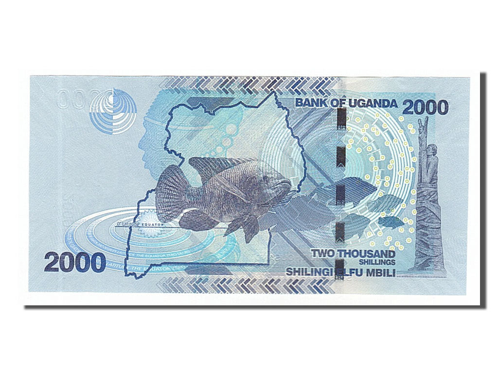 Banknote, Uganda, 2000 Shillings, 2010, UNC(65-70)