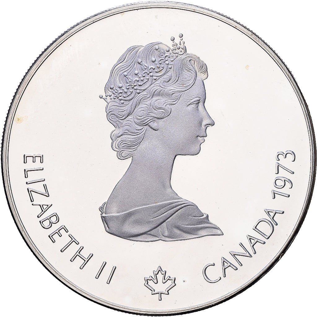 Canadá, Elizabeth II, 5 Dollars, 1976 Montreal Olympics, 1973, Royal Canadian