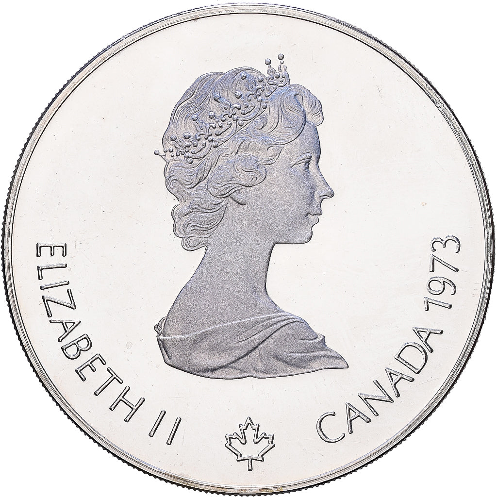 Canadá, Elizabeth II, 5 Dollars, 1976 Montreal Olympics, 1973, Royal Canadian