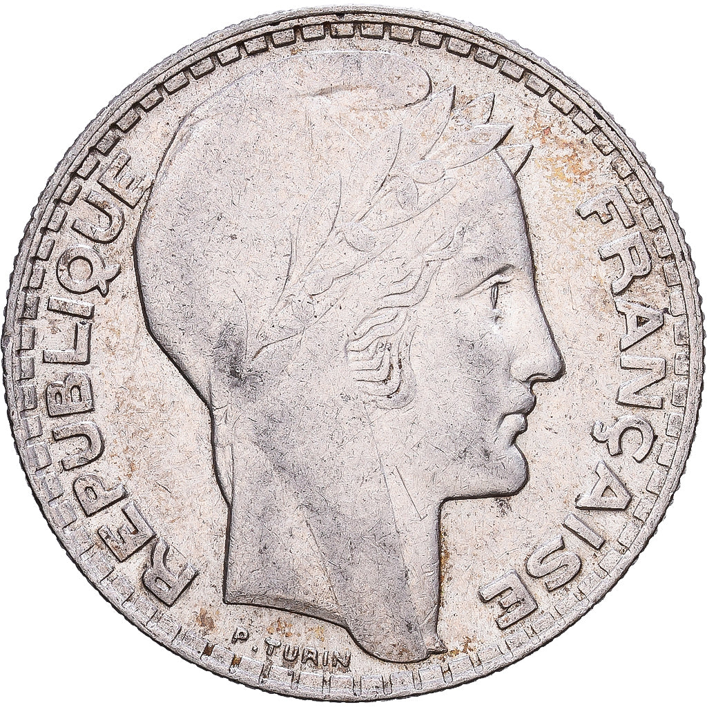 Francia, 10 Francs, Turin, 1931, Paris, Argento, BB+, Gadoury:801, KM:878