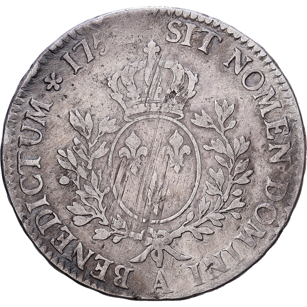 Francia, Louis XV, Écu au bandeau, 1752, Paris, 2éme sem., Argento, MB