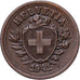 Zwitserland, Rappen, 1941, Bern, Bronzen, ZF, KM:3.2