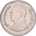 Thailand, Rama IX, 5 Baht, 2000, Copper-Nickel Clad Copper, SS+, KM:219
