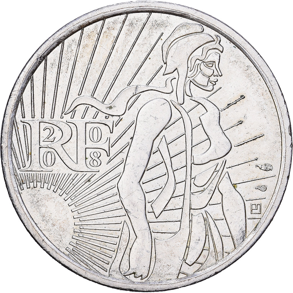 Frankreich, 5 Euro, Semeuse, 2008, Paris, Silber, VZ, Gadoury:EU287