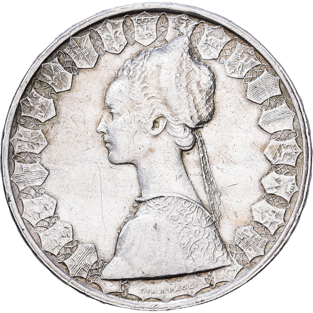 Itália, 500 Lire, 1960, Rome, Prata, AU(50-53), KM:98