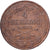 Suécia, Oscar I, 4 Skilling, 1849, Cobre, EF(40-45), KM:672