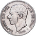 Spagna, Alfonso XII, 5 Pesetas, 1887, Madrid, Argento, BB, KM:688
