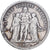 Francia, 5 Francs, Hercule, 1848, Strasbourg, Plata, BC+, Gadoury:683, KM:756.2