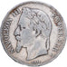France, Napoleon III, 5 Francs, 1870, Strasbourg, Silver, VF(30-35)