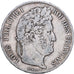 Francja, Louis Philippe I, 5 Francs, 1836, Lille, Srebro, VF(30-35)