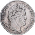França, Louis Philippe I, 5 Francs, 1846, Paris, Prata, VF(20-25)