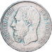 Bélgica, Leopold II, 5 Francs, 5 Frank, 1873, Brussels, Plata, MBC, KM:24