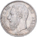 Belgia, Leopold II, 5 Francs, 5 Frank, 1873, Brussels, Srebro, AU(50-53), KM:24