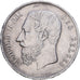 Bélgica, Leopold II, 5 Francs, 5 Frank, 1868, Brussels, Plata, MBC, KM:24