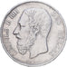 Bélgica, Leopold II, 5 Francs, 5 Frank, 1869, Brussels, Prata, VF(30-35), KM:24